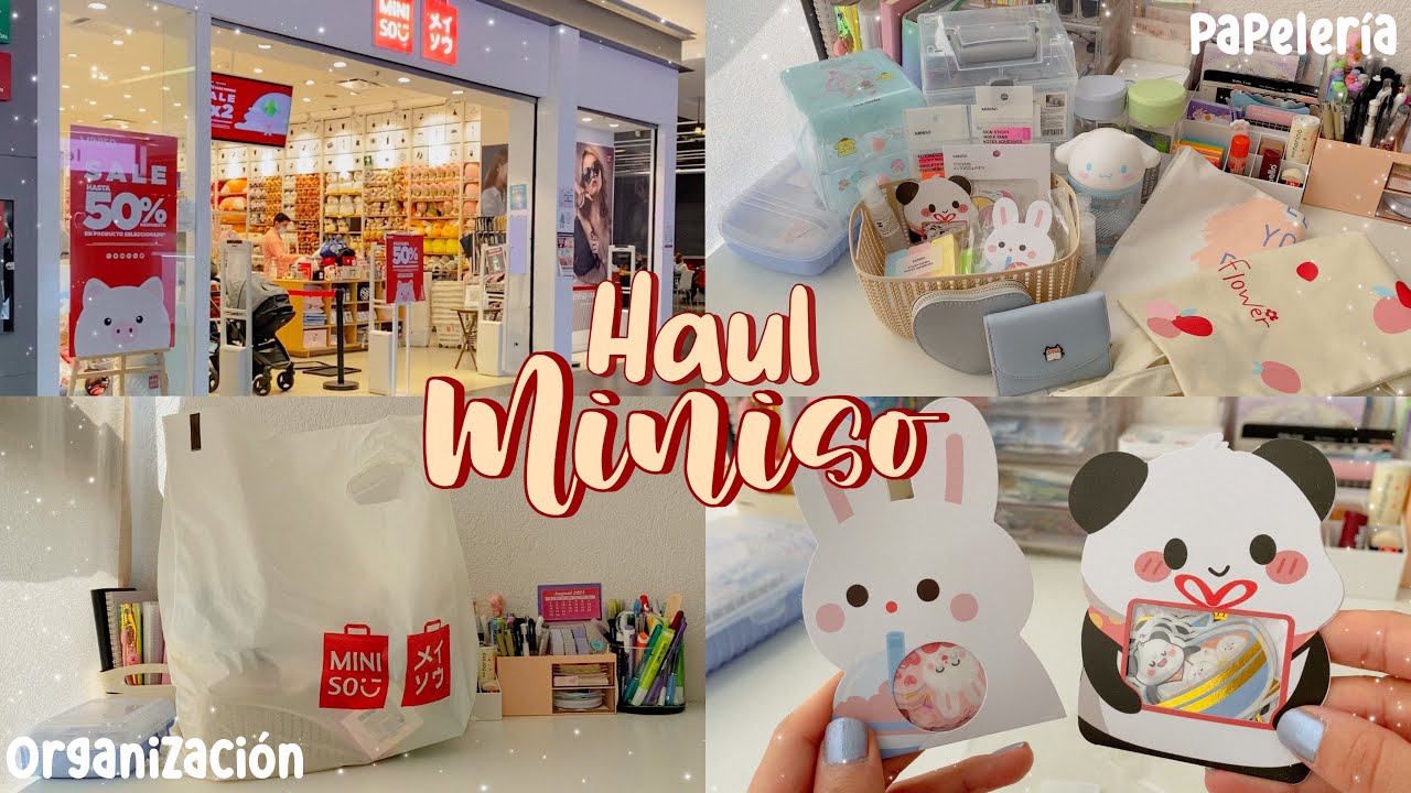 HAUL MINISO / Papelería y organización ❤️