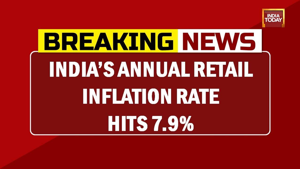 India's Annual Retail Inflation Hits 8-Year High Of 7.9%