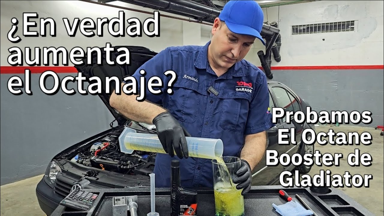 ¿En verdad aumentan el octanaje éstos productos? probamos el octane booster de GLADIATOR.