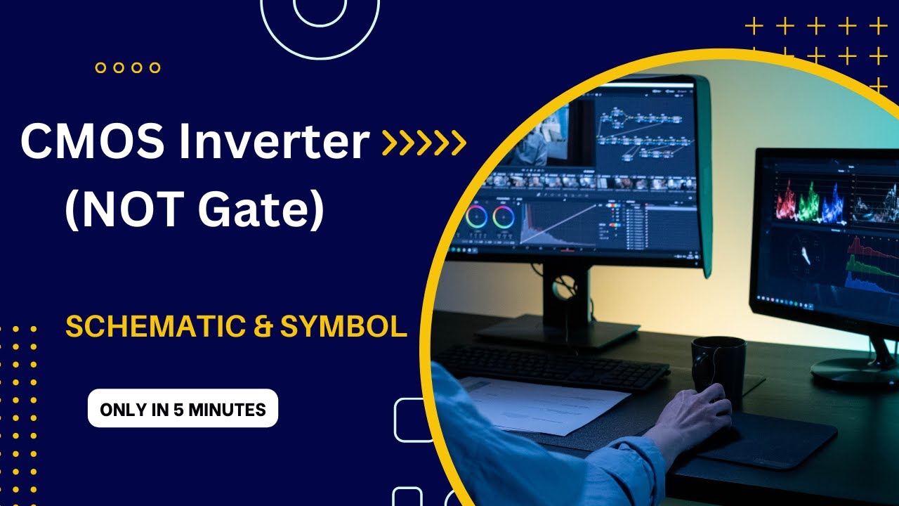 CMOS Inverter (NOT Gate): Schematic and Symbol #cadence #virtuoso