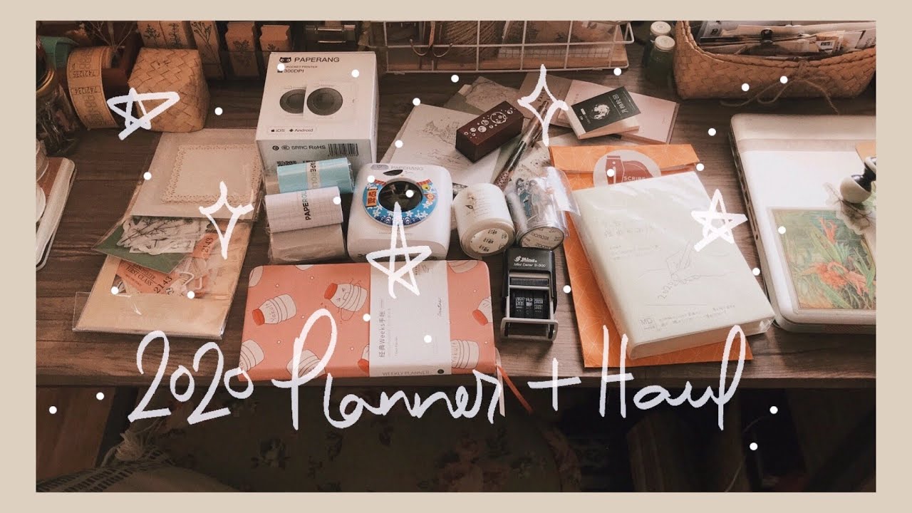 My 2020 planner and stationery haul