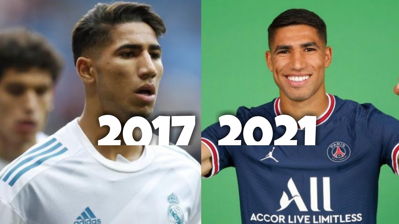 ACHRAF HAKIMI ÉVOLUTION 2017-2021