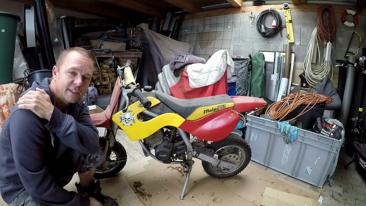 Oprava motorky Malaguti grizzly 10