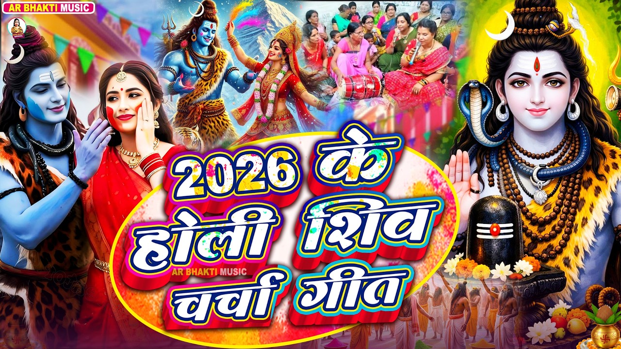 #होली शिवचर्चा भजन | रंग बरसे शिव गुरु के चर्चा में | Shiva Charcha geet | Shiv Parvati Holi video