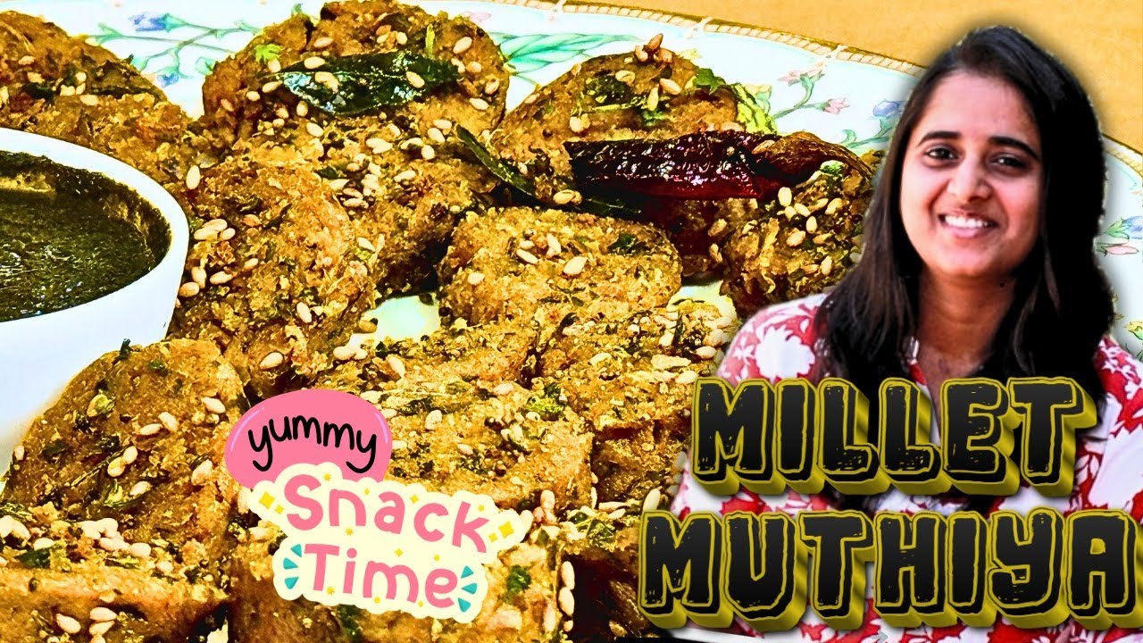 NO WHEAT, NO RICE - SOFT & YUMMY MILLET MUTHIYA WITH A CRUNCHY TADKA!! 😋 #drsarala #milletrecipes