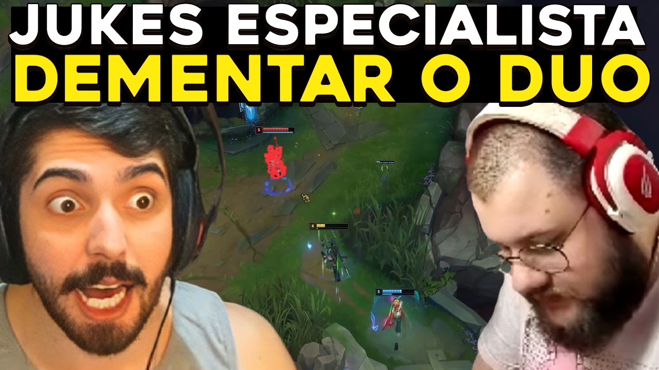 CLOVÃO NÃO TANKOU 10 MINUTOS DE DUO COM O JUKES, GUIVEN VS KENNZY - RENECRODILO LEAGUE OF LEGENDS