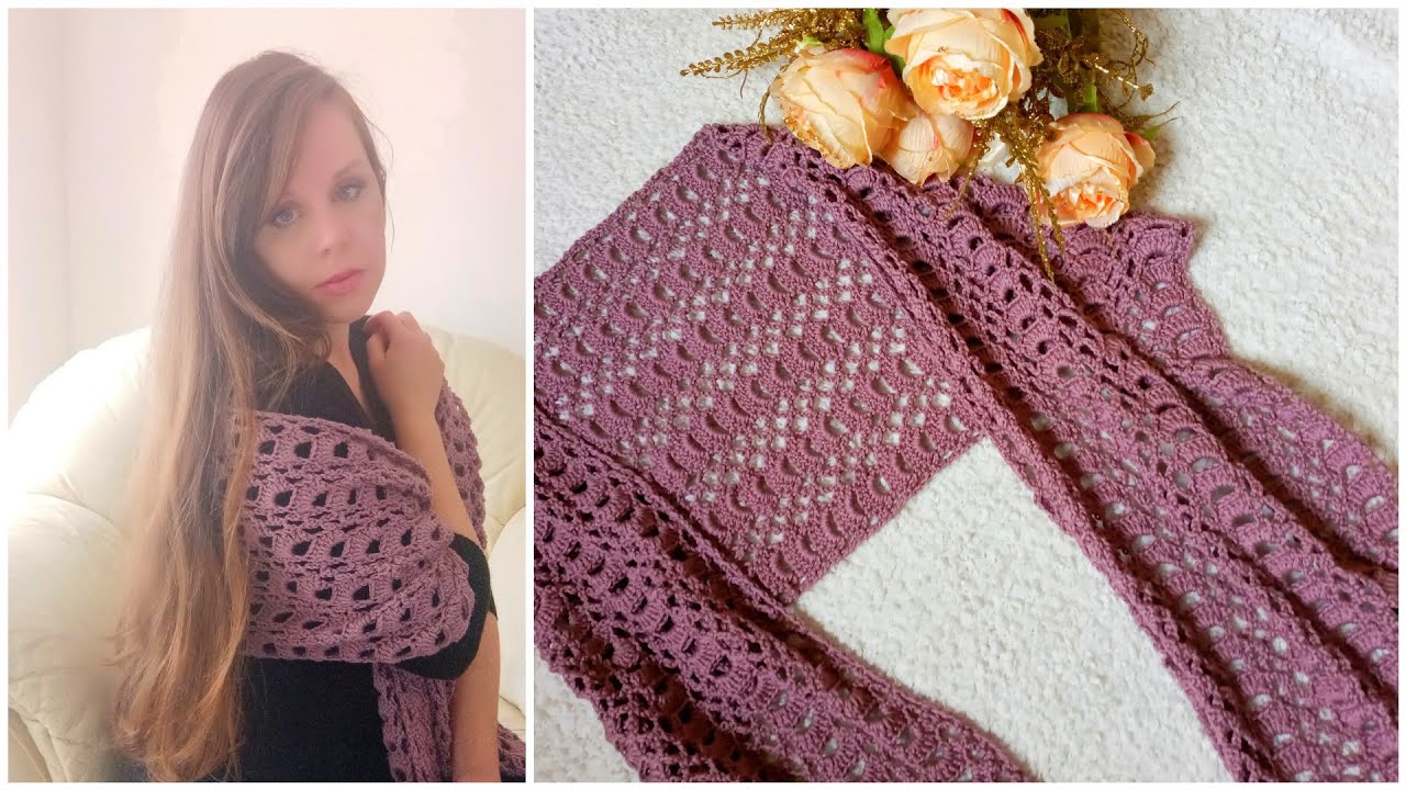CROCHET EDWARDIAN WRAP (EASY) | Crochet Easy 