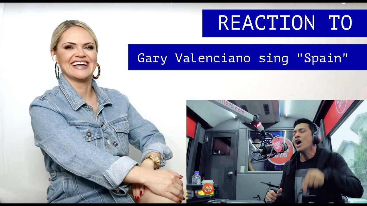 NYC Voice Teacher reacts to ➠ Gary Valenciano sing Spain LIVE