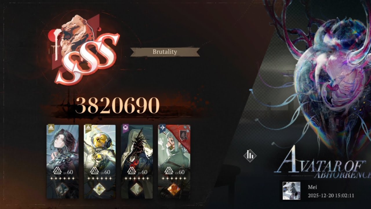[ Reverse 1999 ] Mane's Bulletin Runs Ver. 3.1 - Avatar of Abhorrence Rank SSS