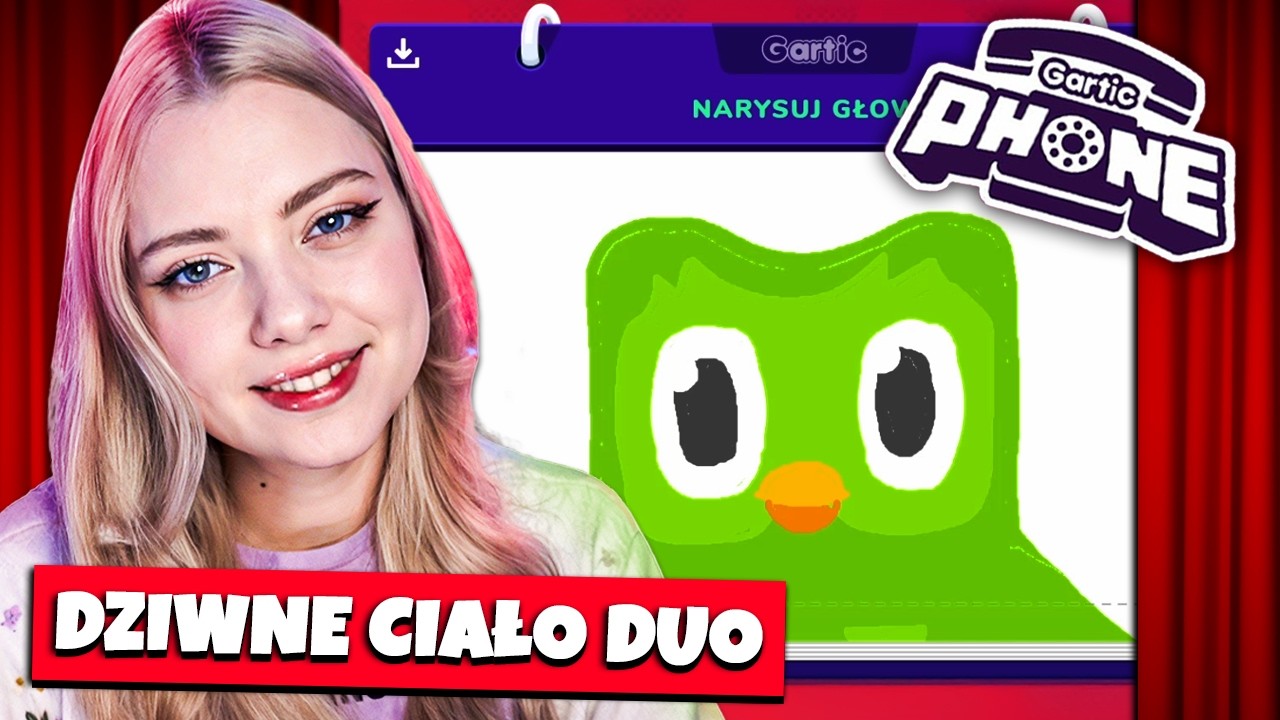DUOLINGO w DZIWNYM CIELE w GARTIC PHONE