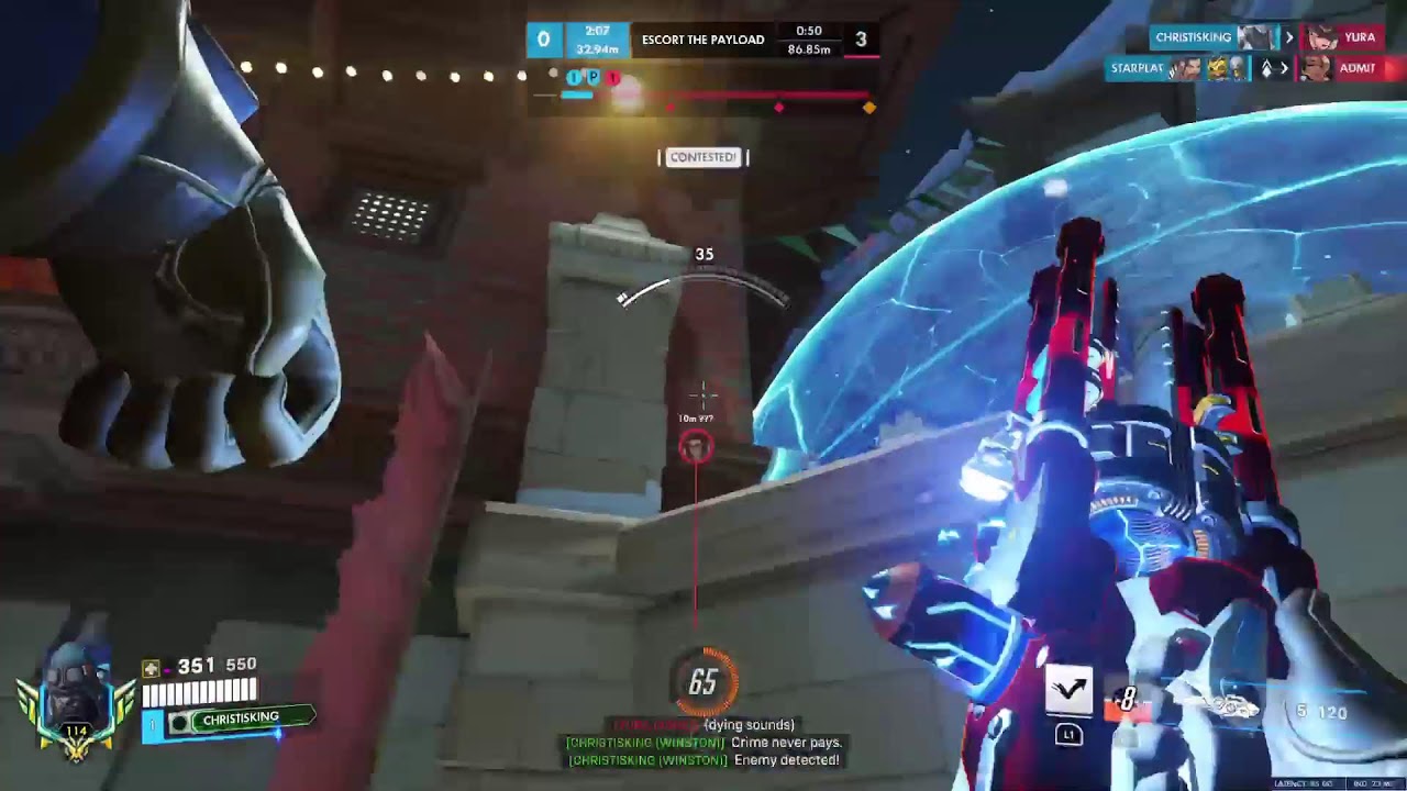 Ow2 6v6 Winston  na t500