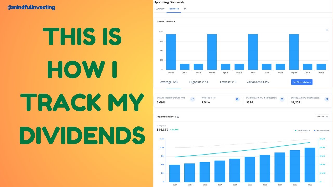 My Favorite Dividend Tracking Tool for Passive Income | Portfolio Revealed! #Dividends #Investing