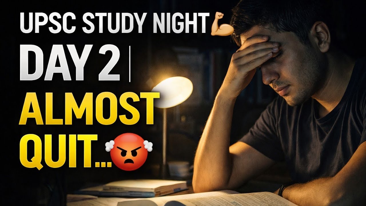 UPSC Night Log Day 2: Shocking Mistakes in My Prep | 136 Days Left