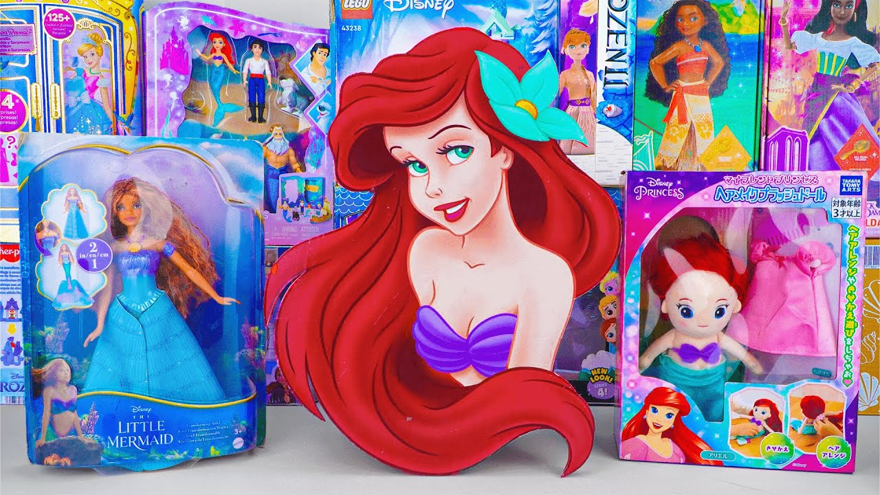 Satisfying Unboxing, Disney Ariel Mystery Toys Box | The Little Mermaid Sing-Along Boombox