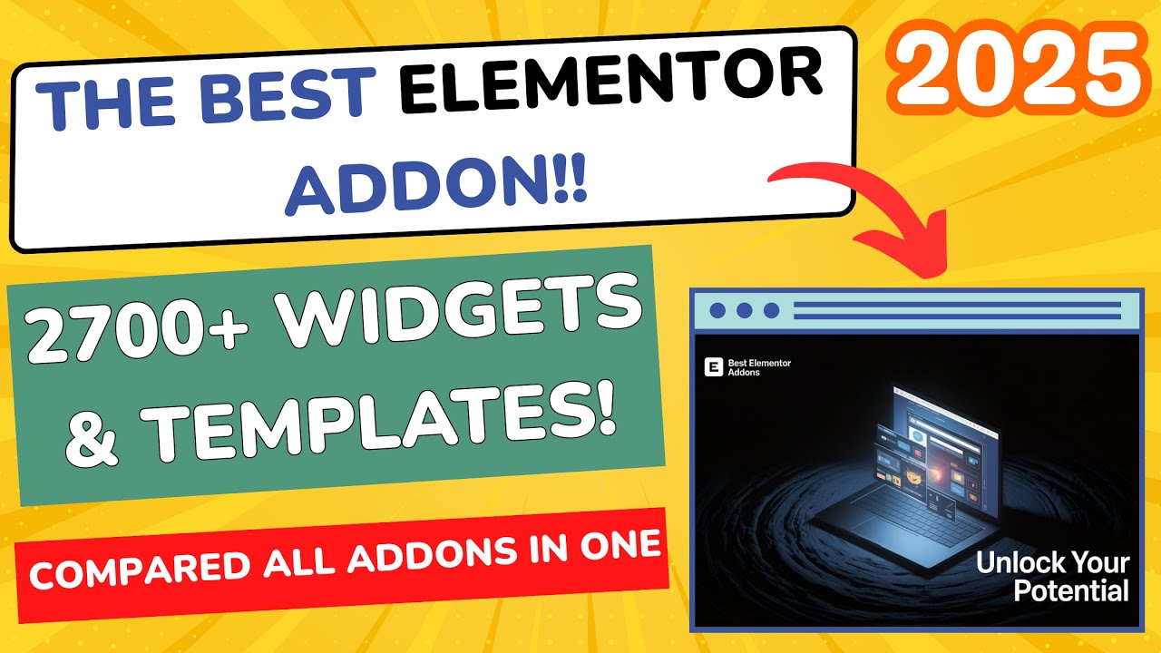 Best Elementor Addons Plugin in 2025 🔥 Tested & Compared (Cheapest & Most Powerful)