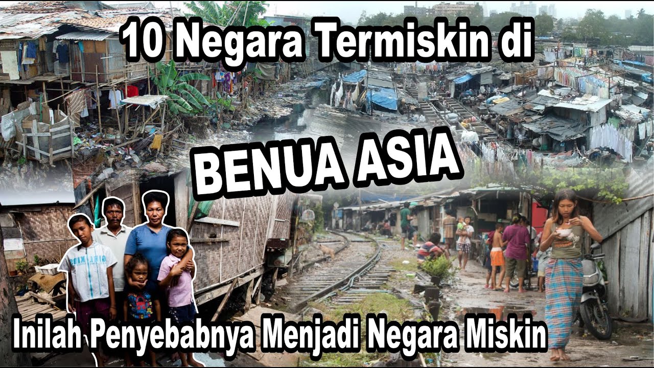 10 беднейших стран Азии. Включена Индонезия?. Три из них находятся в Юго-Восточной Азии.