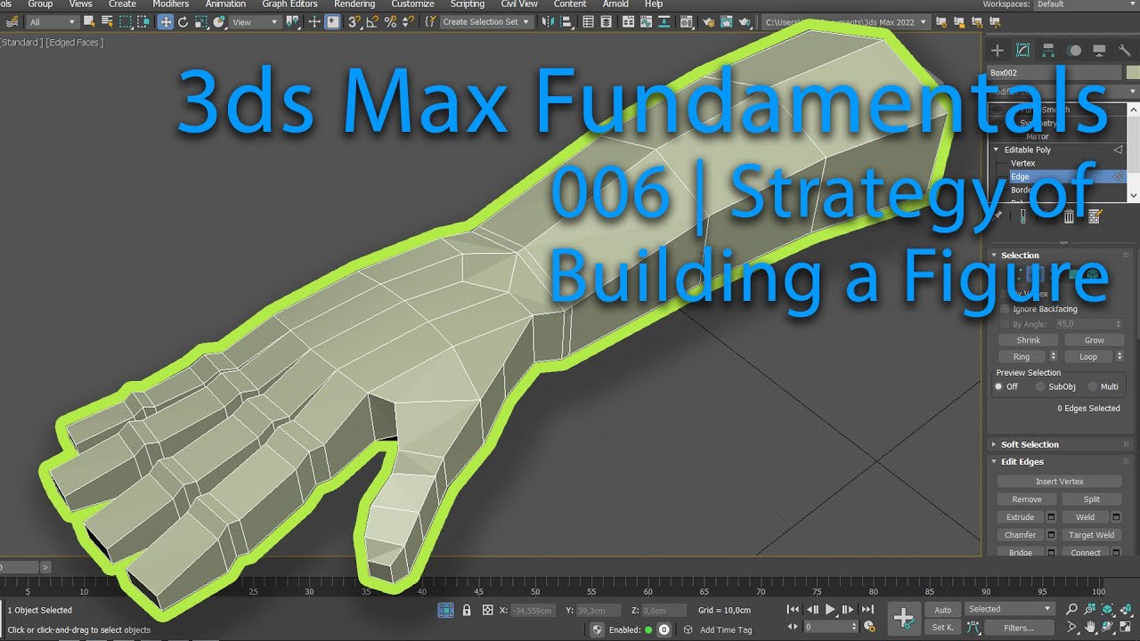 MS3D | 3dsmax Fundamentals | 006 | Strategy of Building a Figure