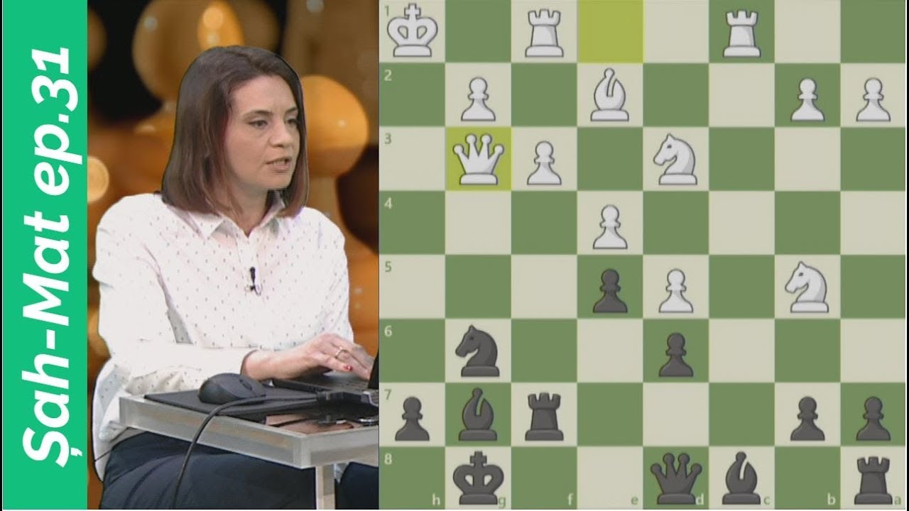 Șah-Mat la TVR 1, ep.31: Mihaela Sandu | Slăbirea câmpurilor negre