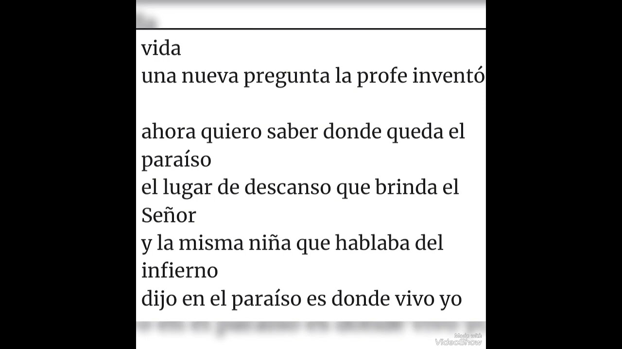 del infierno al paraíso pista