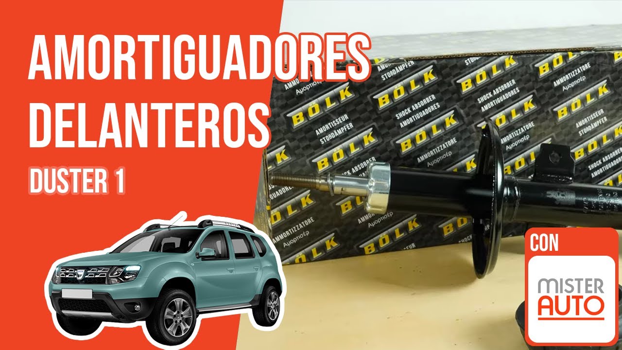 Cómo cambiar los amortiguadores delanteros Duster 1 ➿