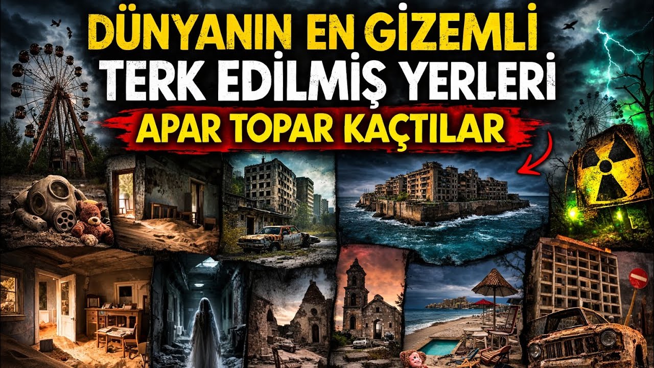 Dünyanın En Gizemli Terk Edilmiş Yerleri – Apar Topar Kaçtılar”