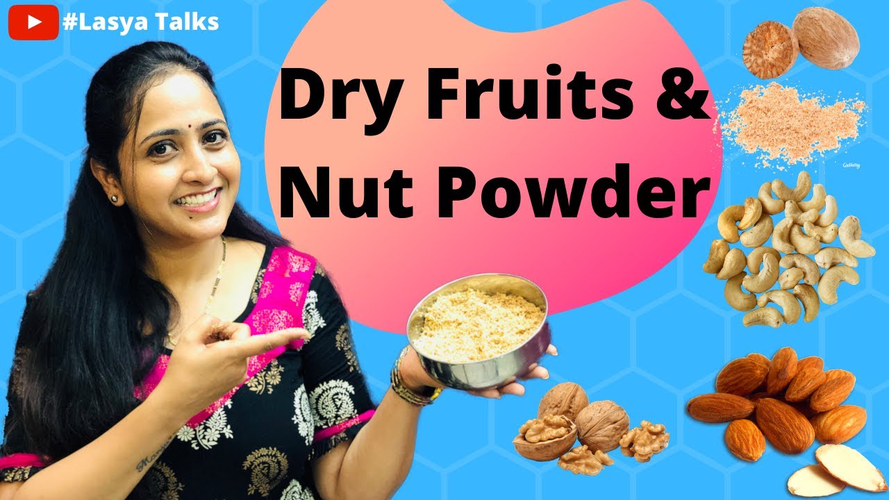 Lasya Talks || Dry Fruits Powder For Babies || Protein Powder || Weight Gain Recipe for Babies ||