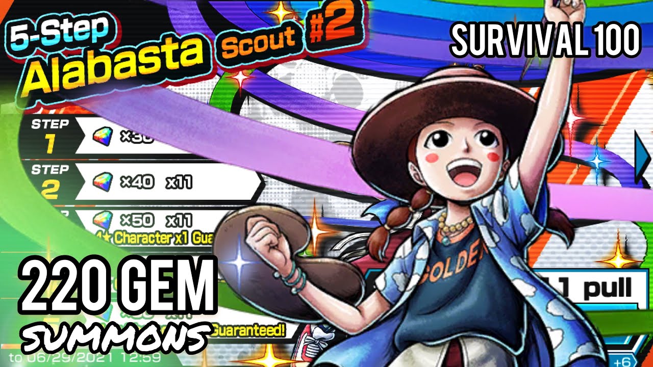 200 GEM Miss Goldenweek SUMMONS + Survival 100 Gameplay | One Piece Bounty Rush (OPBR)