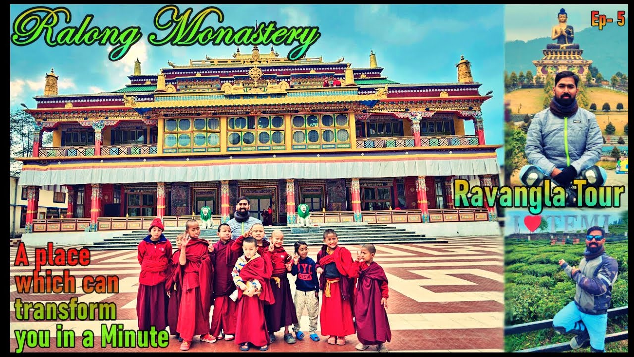 Kolkata to Ravangla by Bike- Ralong Monastery- Ravangla Tour- Temi Tea Garden Drone Shot #ravangla