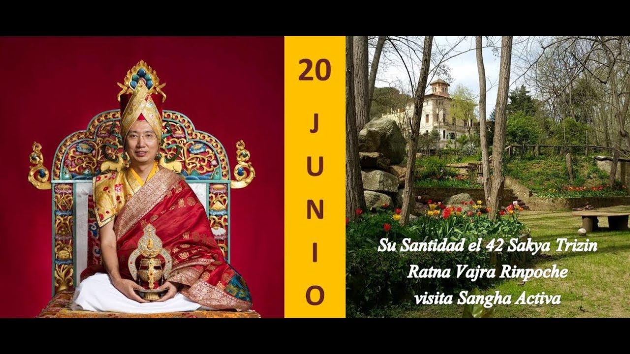 Consagración Dones d'Aigua - Visita de S.S. 42º Sakya Trizin