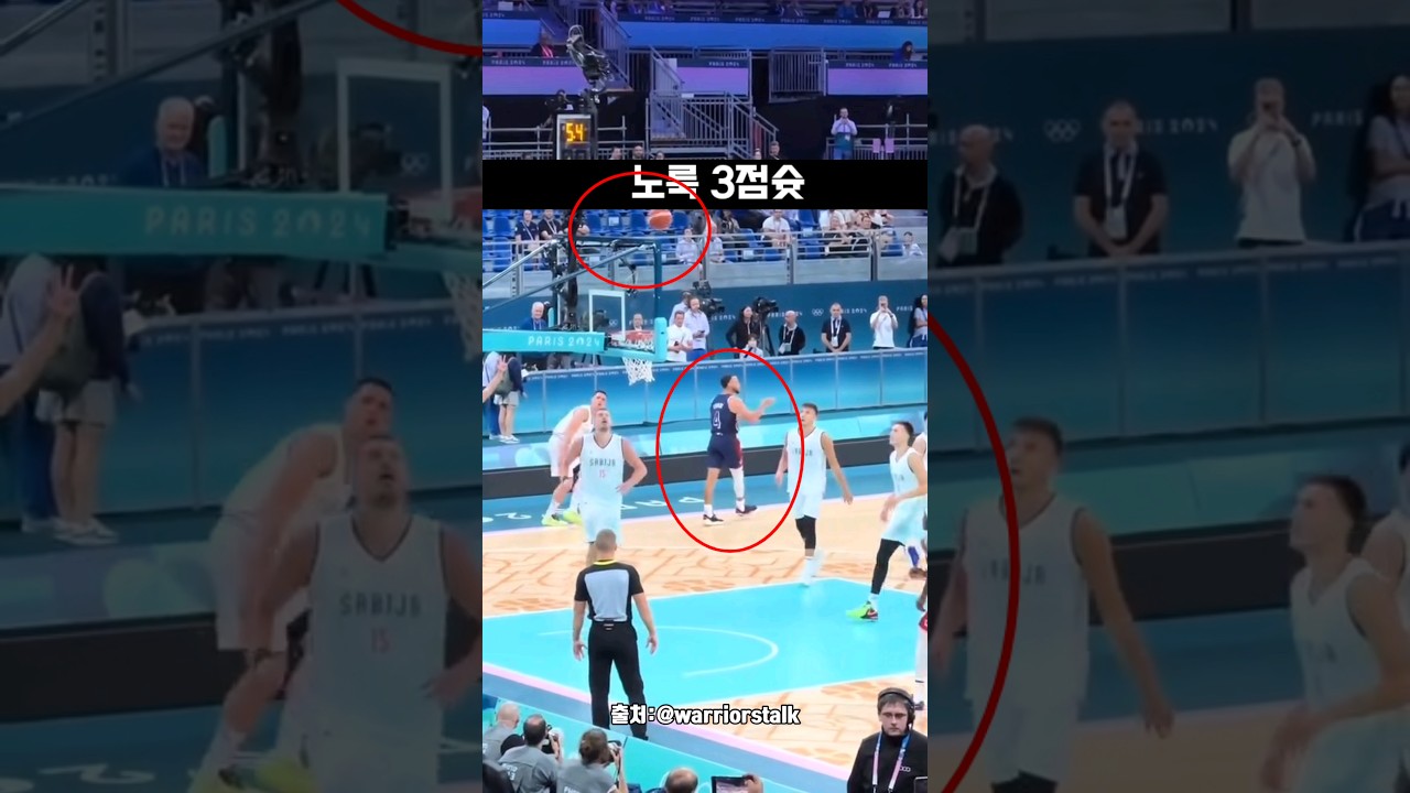 릅커듀 셋이 같이 뛰는 건 사기지🤯(미국 vs 세르비아)