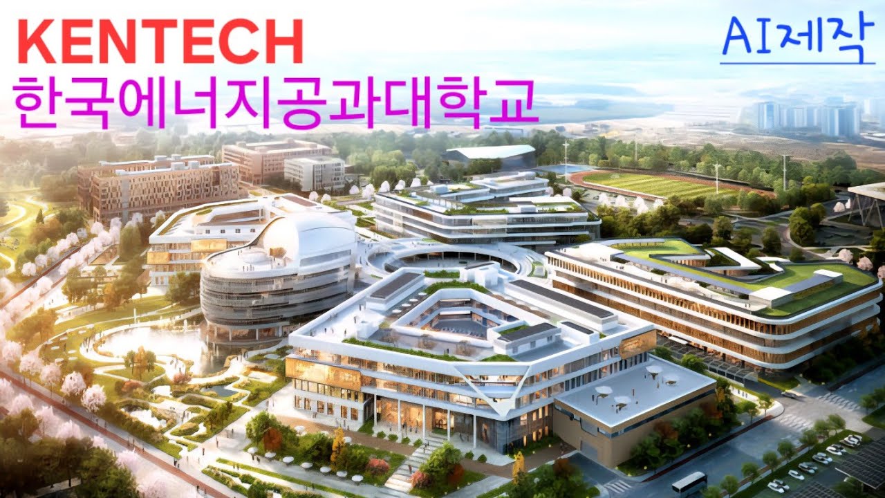 KENTECH(켄텍),한국에너지공과대학교 소개 영상 - AI 제작