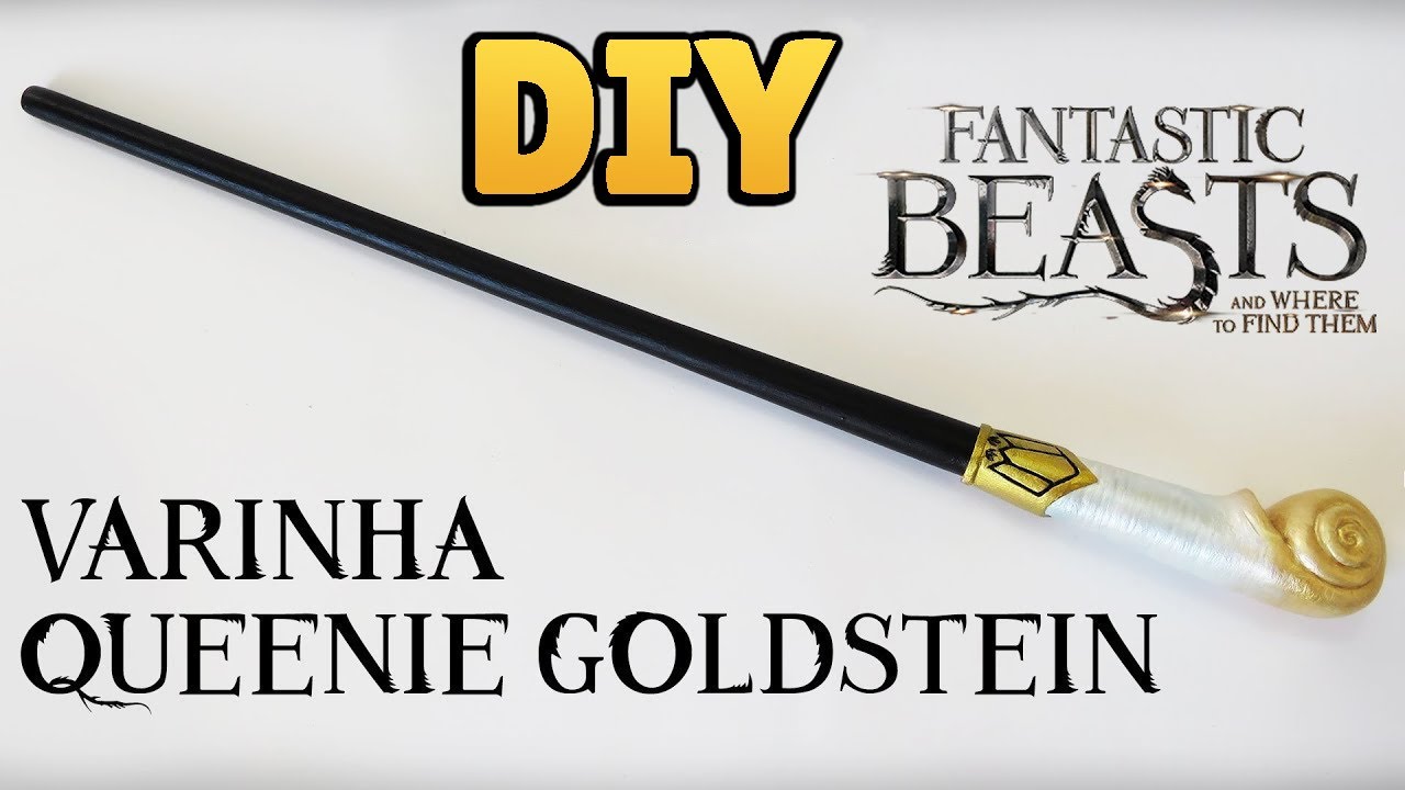 DIY: COMO FAZER VARINHA QUEENIE GOLDSTEIN - Animais Fantásticos e Onde Habitam #diyhp