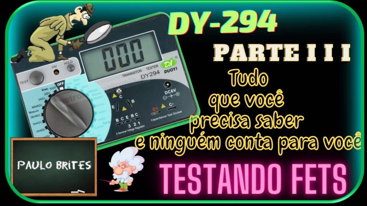 O testador DY294  Tudo que você precisa saber sobre ele e ninguém conta para você PARTE III