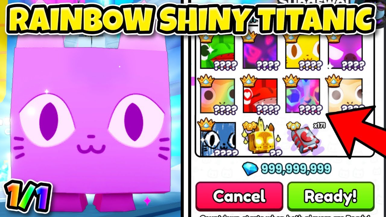 INSANE OFFERS For *RAINBOW SHINY* Titanic Cat in Pet Simulator 99!