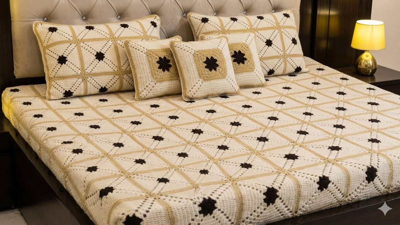 How To Make Easy Crochet Bedsheet!
