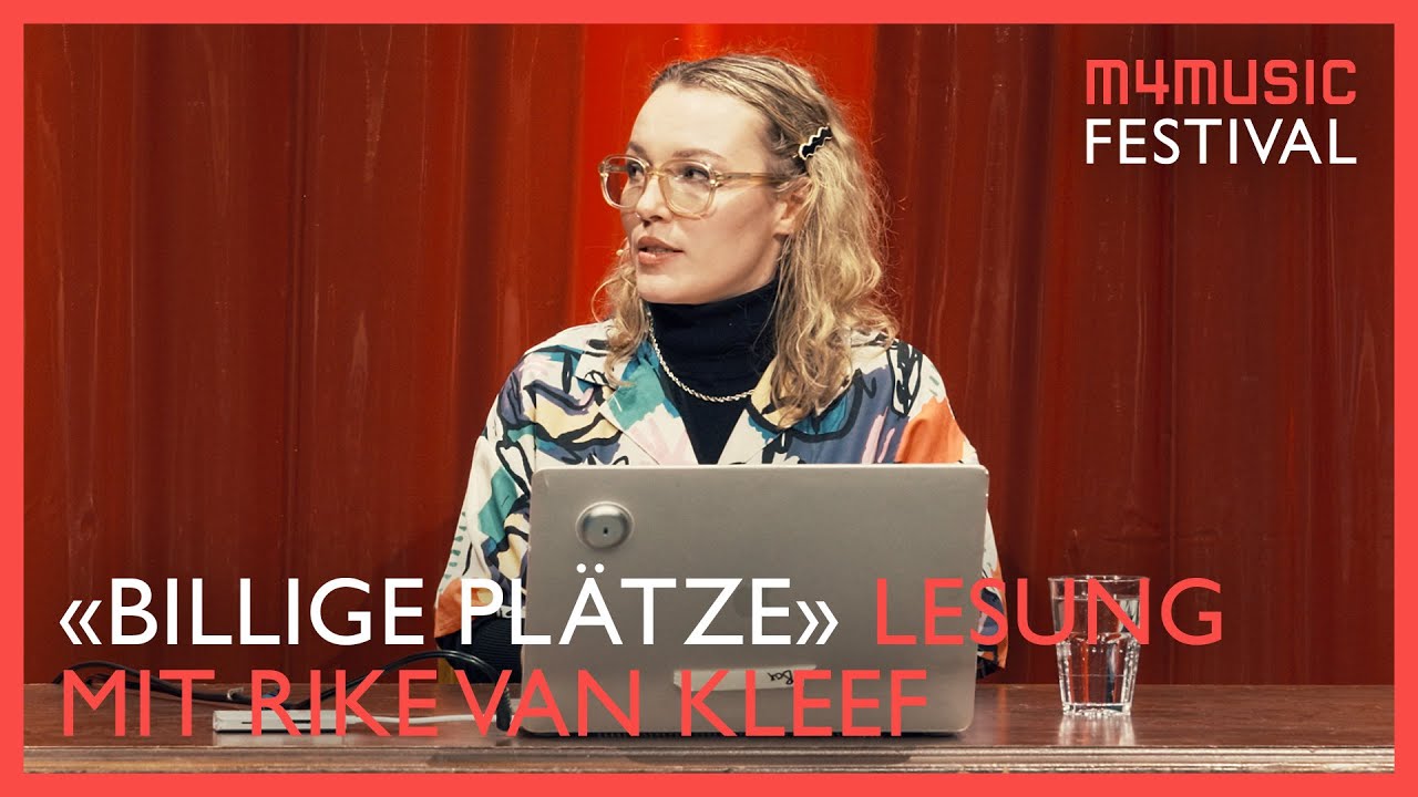 «Billige Plätze» – Lesung mit Rike van Kleef | Conference @ m4music Festival 2025