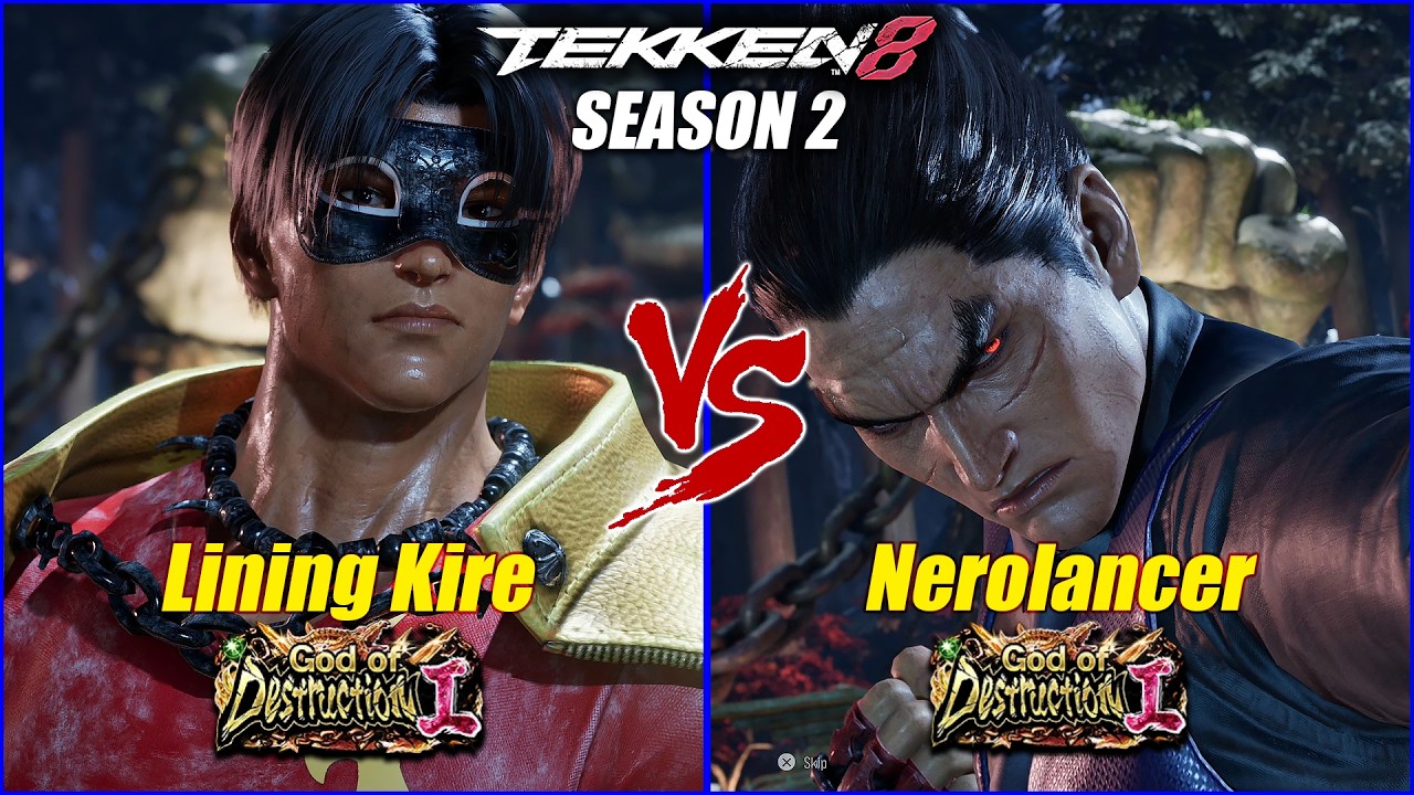TEKKEN 8 • Hwoarang (Lining Kire) vs Kazuya (Nerolancer) • Gameplay [ SEASON 2 ] Online Rank Match