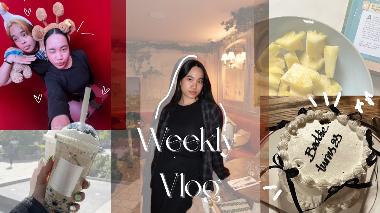 Weekly Vlog | Anniversaire de ma copine, HAUL Yesstyle ✨🤍