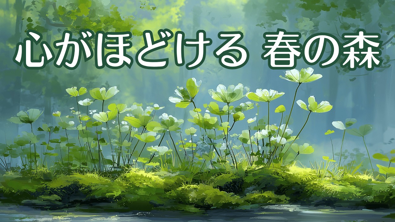 【1/fゆらぎ】森の癒し音楽　疲れた心と体をほぐす静かなひととき　| Forest Healing Music 3Hours