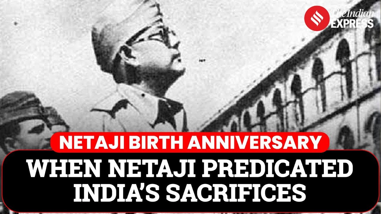 Urodziny Netaji I Historyczne przem&oacute;wienie Netaji Subhas Chandry Bose wzywające do całkowitej nie...