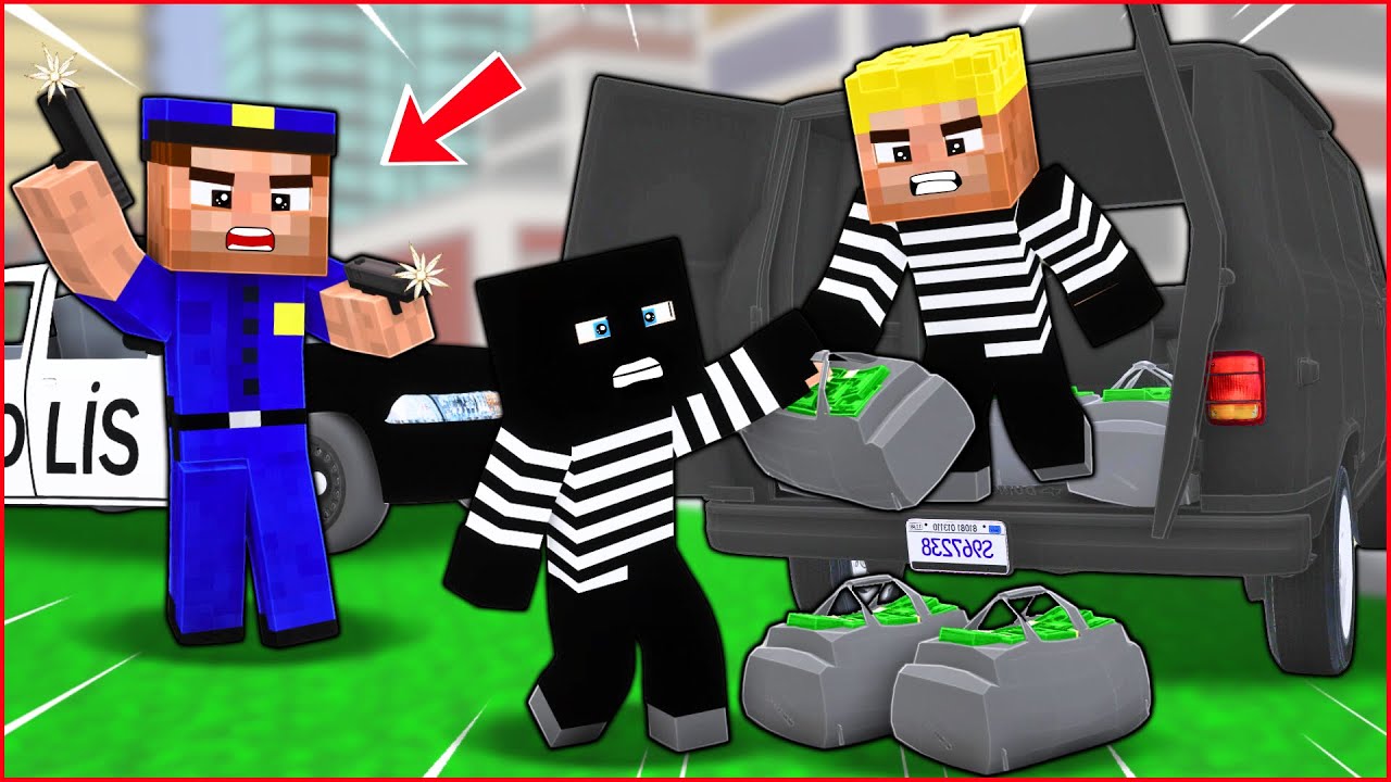 POLİS ALİ VS HIRSIZ EFEKAN! 😱 -Minecraft