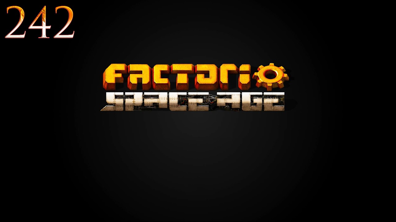 Factorio: Space Age/ №242/ Реконструирую производство Желеореха, пятиногие прервали добычу Юмако