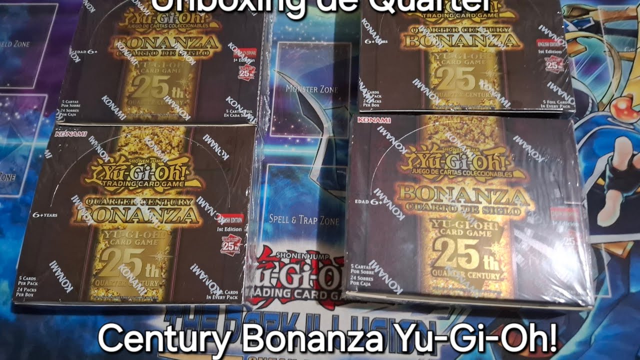 Unboxing de Bonanza Quarter Century Caja 1 Yu-Gi-Oh!