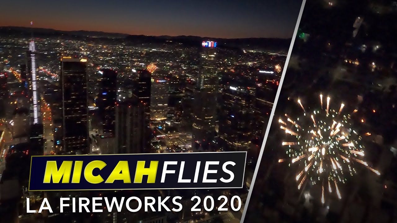 July 4th Fireworks 2020 | Los Angeles Helicopter Flyover