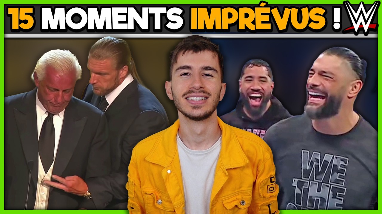 15 moments IMPRÉVUS à la WWE !