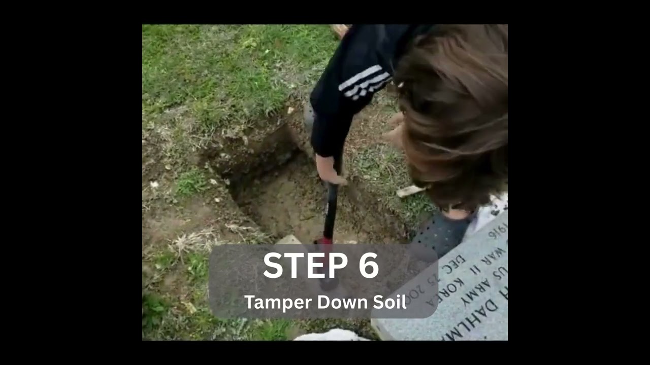 RESETTING VETERAN GRAVE MARKERS