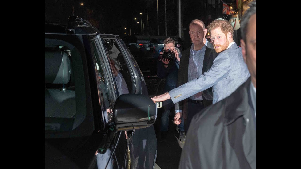 Prince Harry Leaving The Ivy In London 01/19/20 | Celebrity News | Splash News