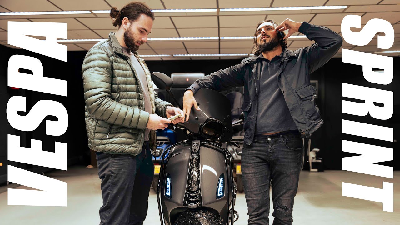 VESPA SPRINT FORGED CARBON!! | XXL AFLEVERING!