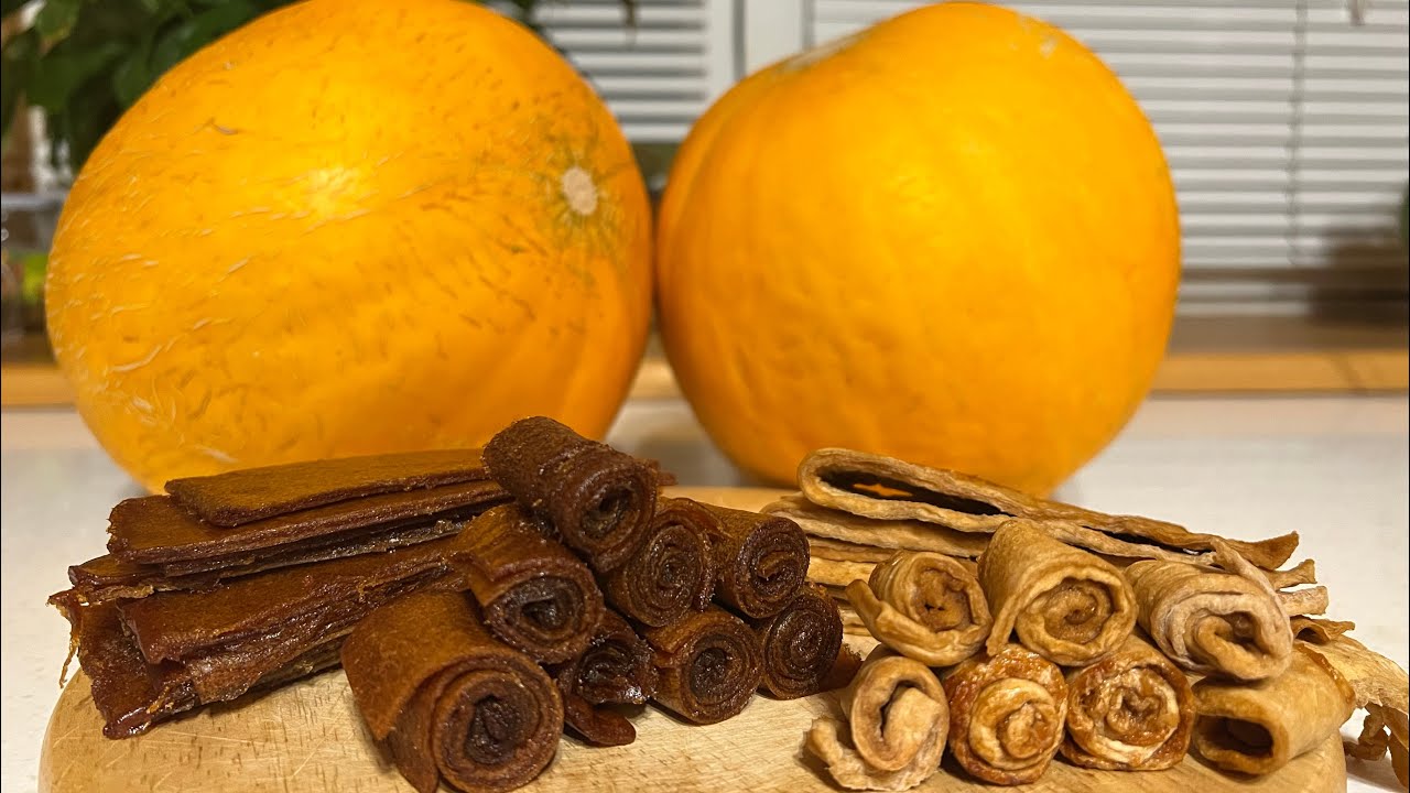 Сушим дыню натуральным способом! / Пастила из дыни без добавления каких либо примесей