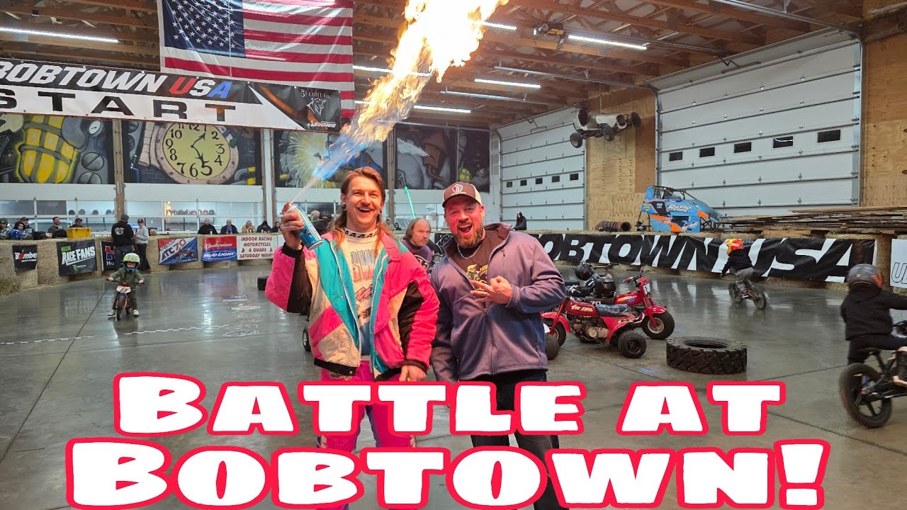 Участие в гонках ATC 70 в закрытом помещении в Bobtown USA и покупка мотоцикла Honda TRX 700XX.